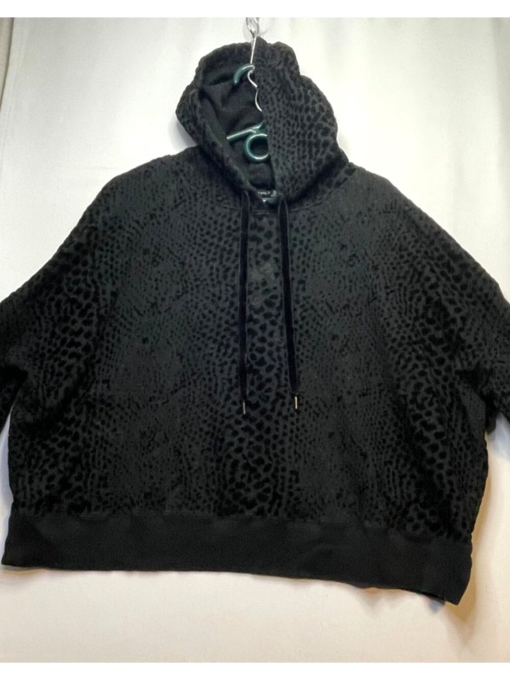 Black Tape hoodie sweater womens 3x plus snake print black